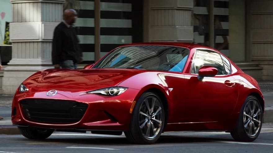 Red Mazda Miata MX-5 RF